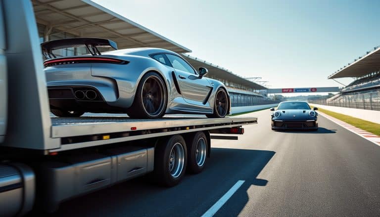 Transporter sa voiture au circuit : plateau ou route